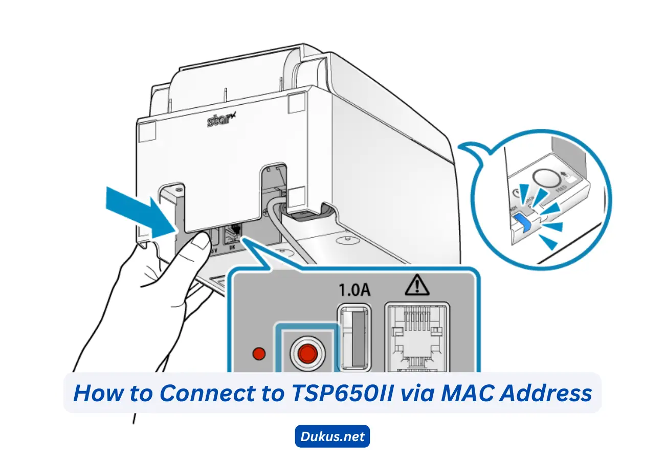 How to Connect to TSP650II via MAC Address