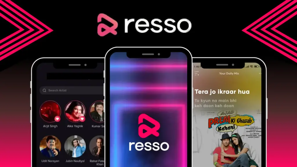 How does the Resso music app work?