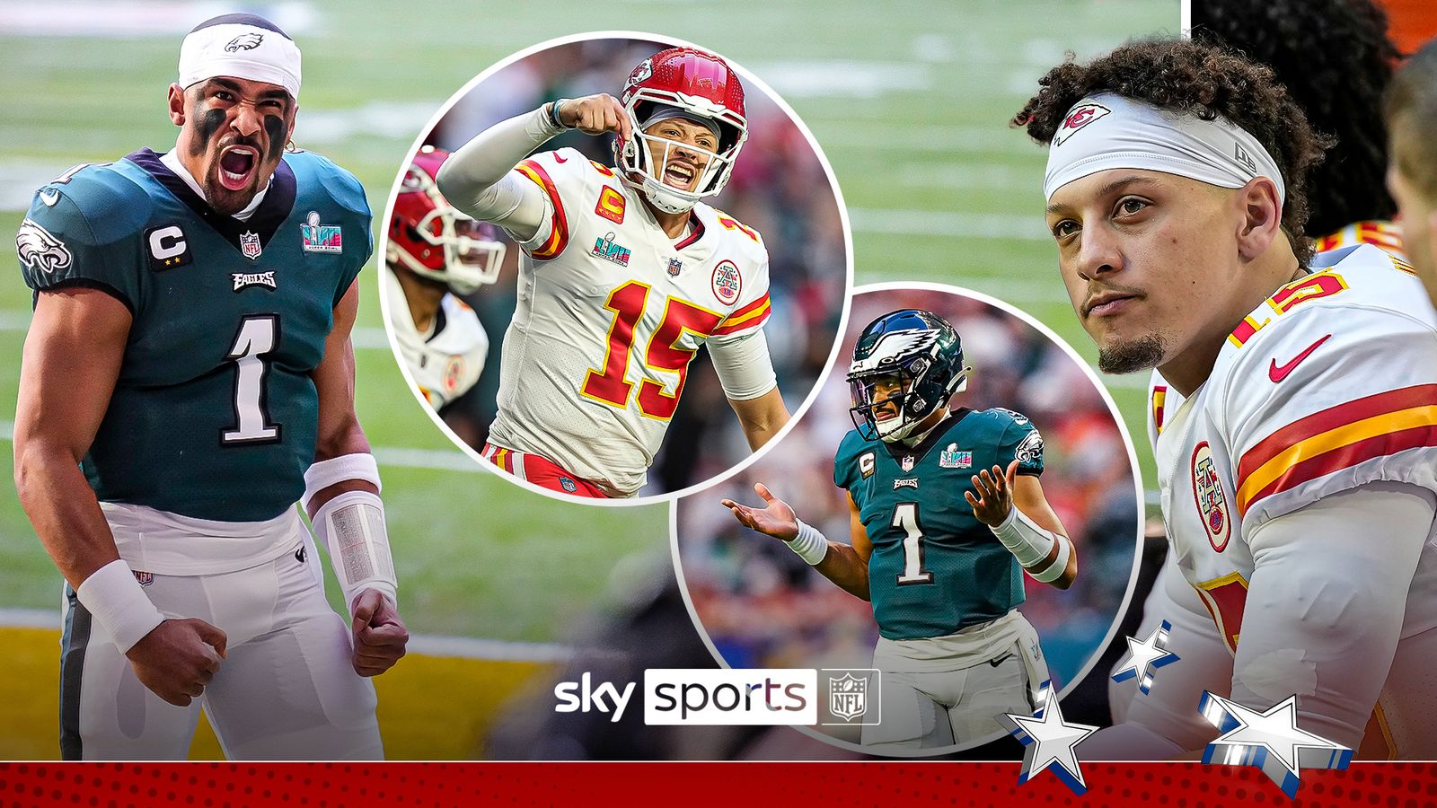 Mahomes vs Hurts Mic'd Up: QB's POV from EPIC battle of Super Bowl 2023